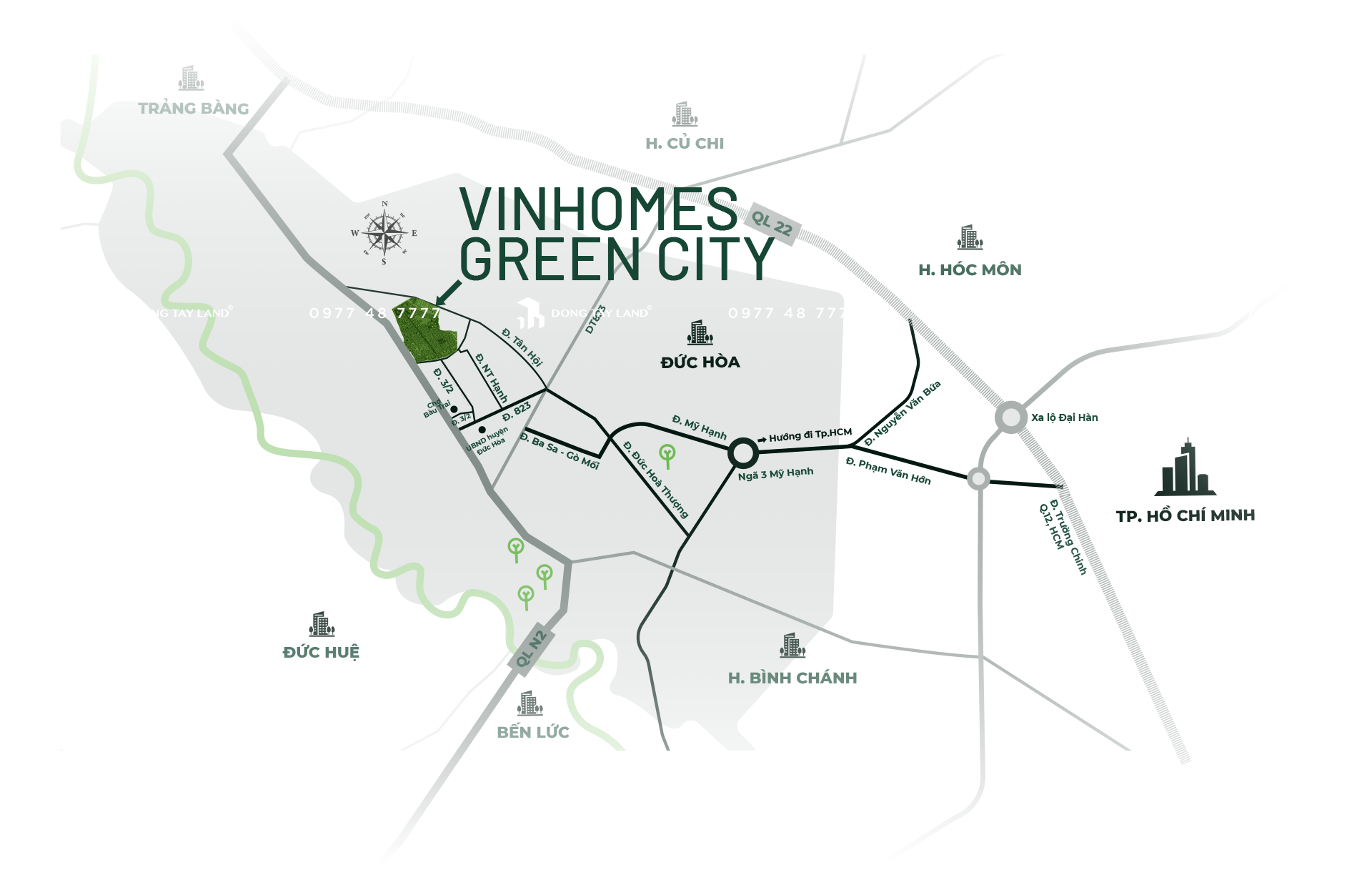 Vị trí Vinhomes Green City